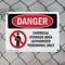 Signmission Chemical Storage Area Danger Sign, Plastic, 10in W x 7in L, 2PK OS-2PACK-DS-P-710-L-1913 - alternate 8
